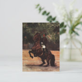 Lipizzan Stallion Dressage Briefkaart (Staand voorkant)