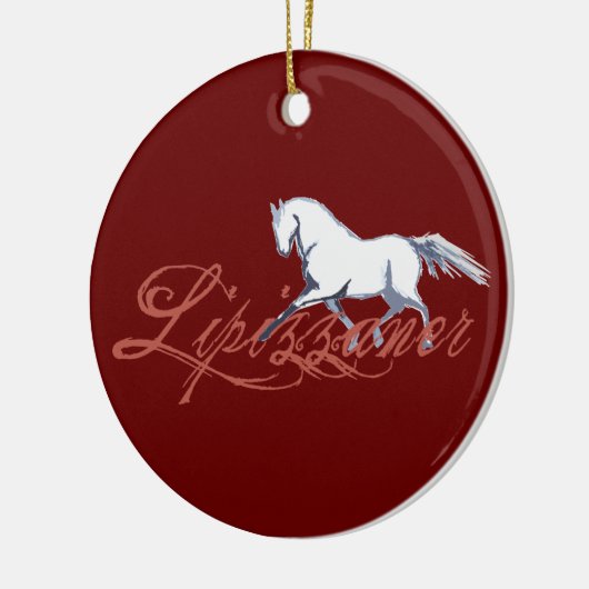 Lipizzaner Keramisch Ornament (Links)