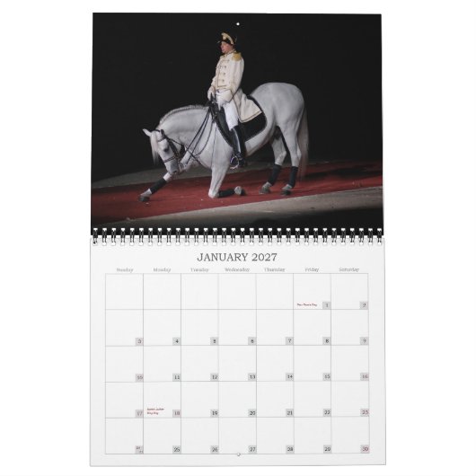 Lipizzaner Stallions Kalender (Jan 2027)