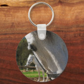 Lipizzanerpaard Sleutelhanger (Voorkant)