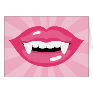 Lipjes met flesjes met roze vampier