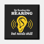 Liplezen als horen magneet (Voorkant)