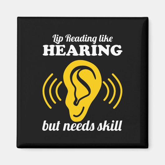 Liplezen als horen magneet (Voorkant)