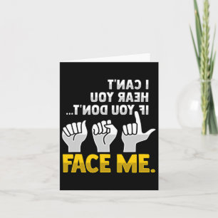 Liplezen Asl Handgebaar Dove Gehoorverlies Awa Kaart