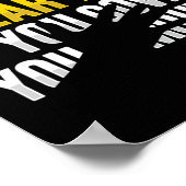 Liplezing ASL Handgebaar Doof Gehoorverlies AWA Poster (Hoek)