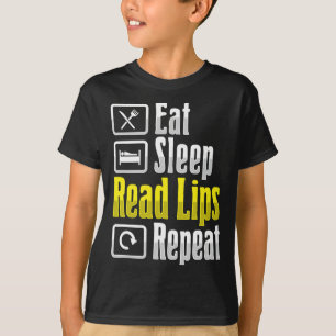 Liplezing ASL Handgebaar Doof Gehoorverlies AWA T-shirt