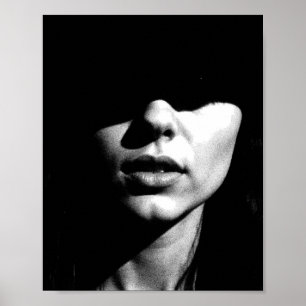 Lippen als geheimen poster