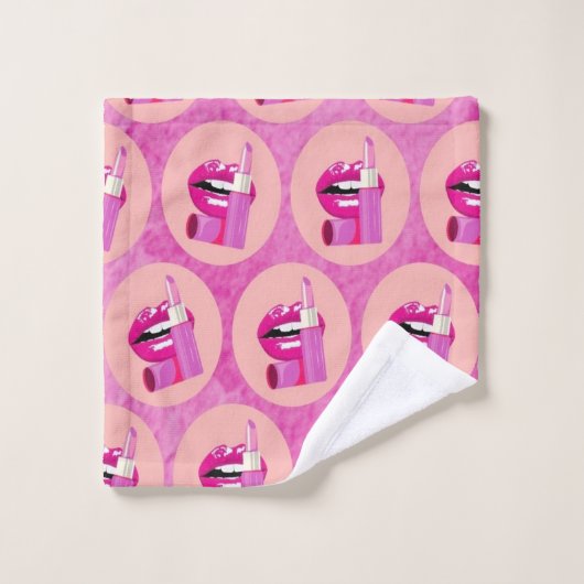 Lippen Bad Handdoek (Wasdoekje)
