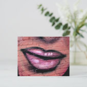 lippen CARD Briefkaart (Staand voorkant)