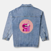 Lippen Denim Jacket (Achterkant)
