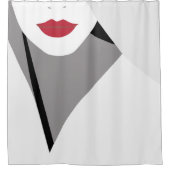 lippen douchegordijn (Voorkant)