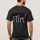 lippen druppel flirt! t-shirt (Achterkant)