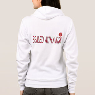 lippen een kus liefdescitaten hoodie