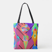 lippen en ijs tote bag (Achterkant)
