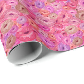 Lippen en kusjes cadeaupapier (Rol Hoek)