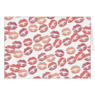 Lippen en kusjes in Roos