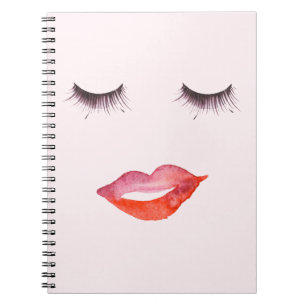 Lippen en Wimpers Notitieboek