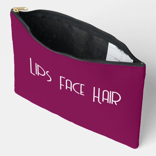 Lippen gezichtshaar etui (Open)