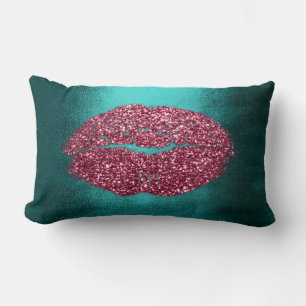 Lippen Glitter Maroon Blauwgroen Bourgogne Make-up Kussen