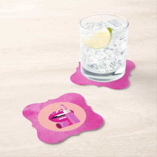 Lippen Kartonnen Onderzetters (Insitu)