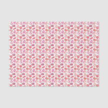 Lippen Kiss Print Tissue Papier
