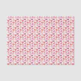 Lippen Kiss Print Tissue Papier
