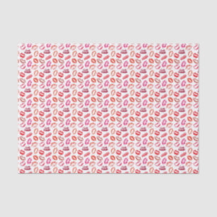 Lippen Kiss Print Tissue Papier