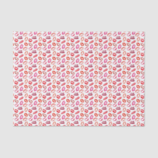 Lippen Kiss Print Tissue Papier