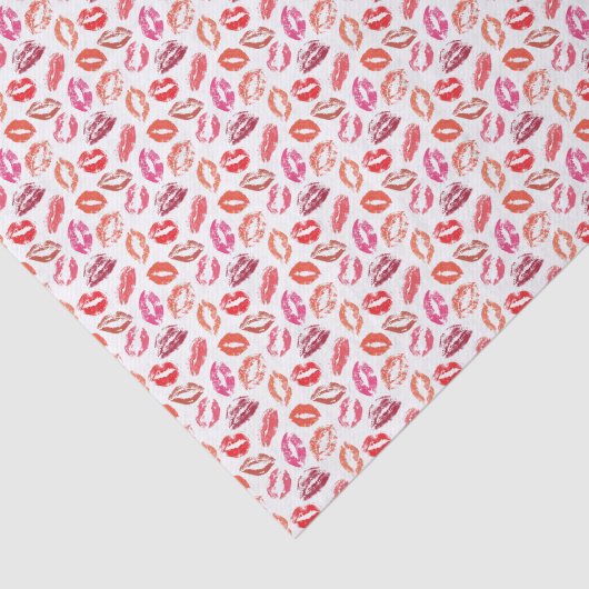Lippen Kiss Print Tissue Papier (Detail)