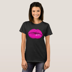 Lippen kussen Mode Meisje T-shirt