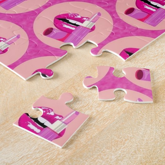 Lippen Legpuzzel (Zijkant)