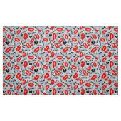 Lippen, lippenstift afdrukken, kus. stof (Fat Quarter)