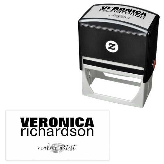 Lippen make-up artiest  zelfinktende stempel (In situ)