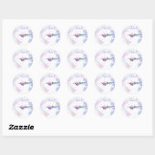 lippen make - up kunstenaar verfspaar grunge ronde sticker (Vel)