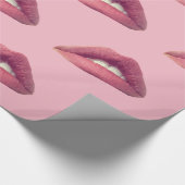 Lippen, Mondverpakkingspapier, 30 in x 6 ft Cadeaupapier (Hoek)