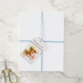 Lippen & neuspotlood tekenen op maat geschenk Labe Cadeaulabel (Met Touw)