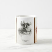 Lippen & neuspotlood Tekening Art Mok (Center)