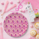 Lippen Papieren Bordje (Feest)