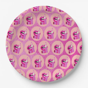 Lippen Papieren Bordje