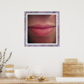 lippen poster (Keuken)