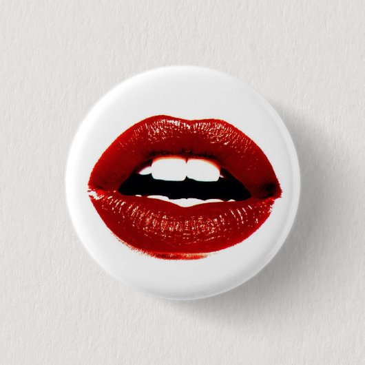lippen ronde button 3,2 cm (Voorkant)