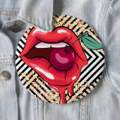 lippen ronde button 6,0 cm (In situ)