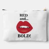 Lippen rood en vet lippen make-up tas (Achterkant)