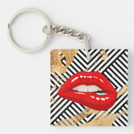 lippen sleutelhanger