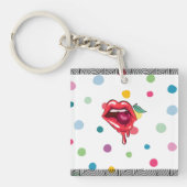 lippen sleutelhanger (voorkant)