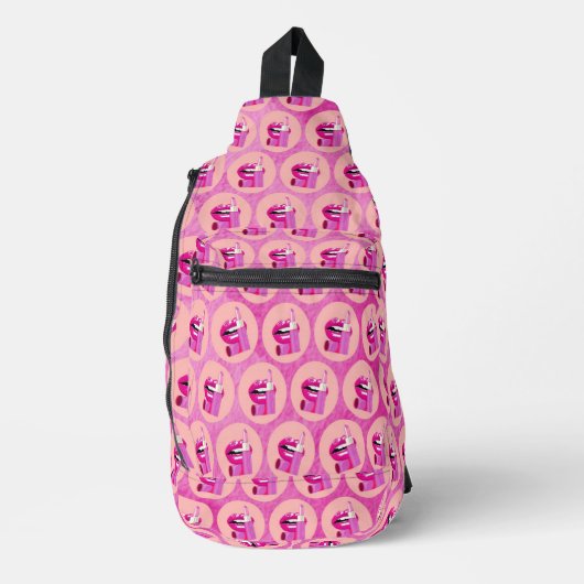 Lippen Sling Bag (Voorkant)