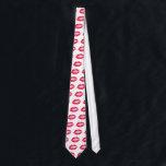 lippen stropdas<br><div class="desc">stropdas met een lippenzoen getild als ontwerp</div>
