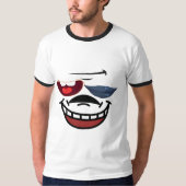 Lippen & Tanden Harmonie: Uniek Emoji T-shirt ontw (Voorkant)
