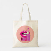 Lippen Tote Bag (Achterkant)