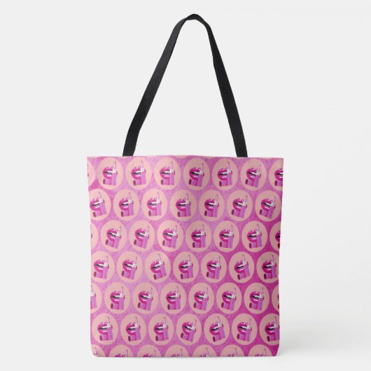 Lippen Tote Bag (Voorkant)